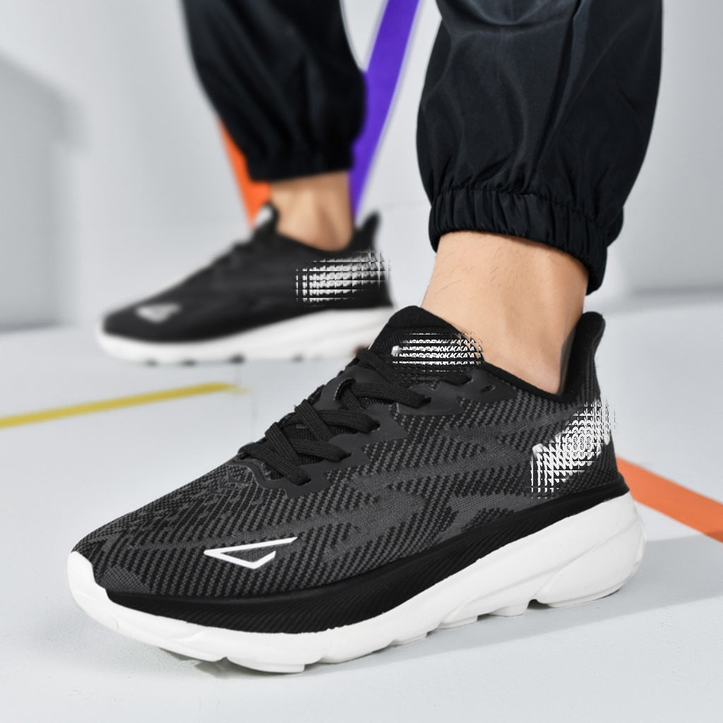 Unisex leichte Straßen-Trainingsschuhe mit gewebtem Performance-Obermaterial und dämpfender Dual-Layer-Zwischensohle EB