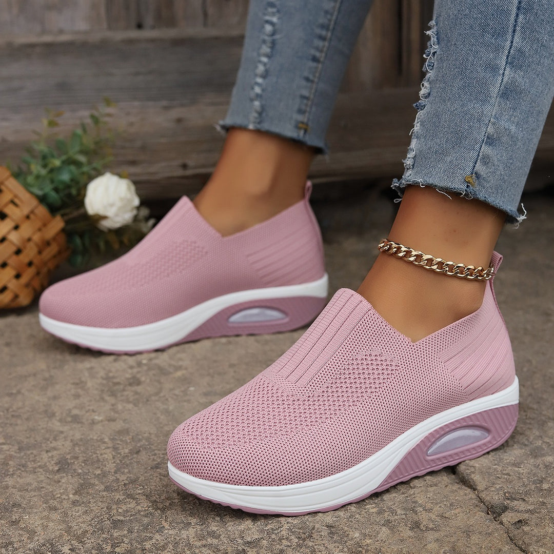 Damen Atmungsaktive Slip-On Sneakers mit erhöhtem Komfort EB