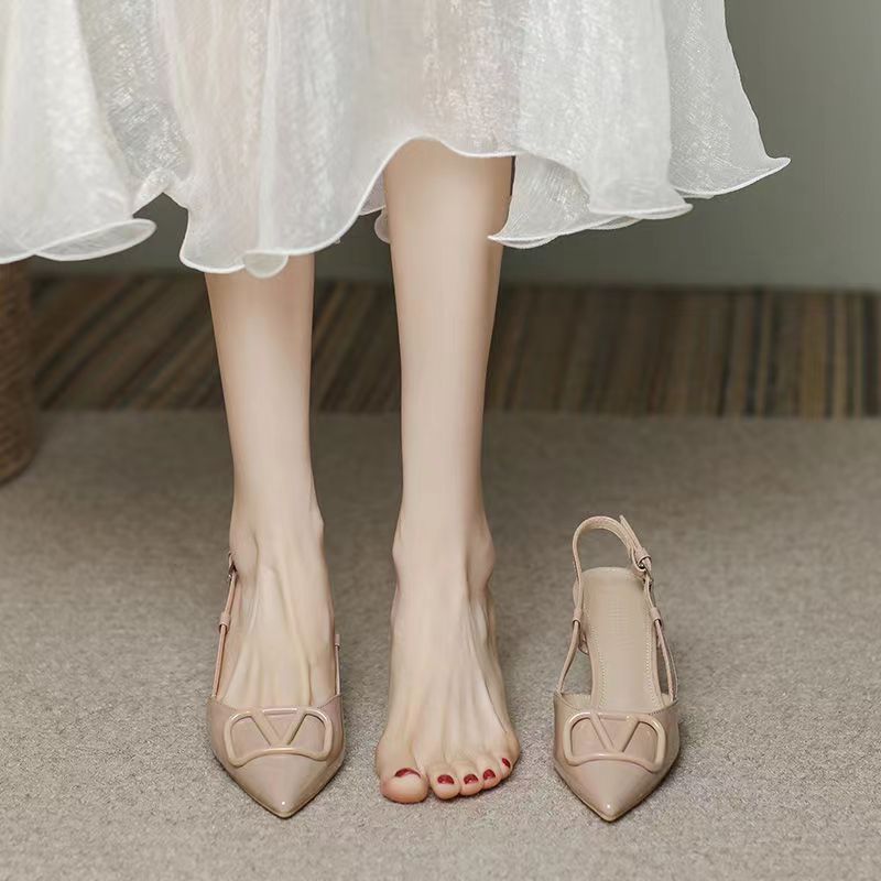 Damen Slingback-Pumps mit elegantem Design und hohem Absatz EB