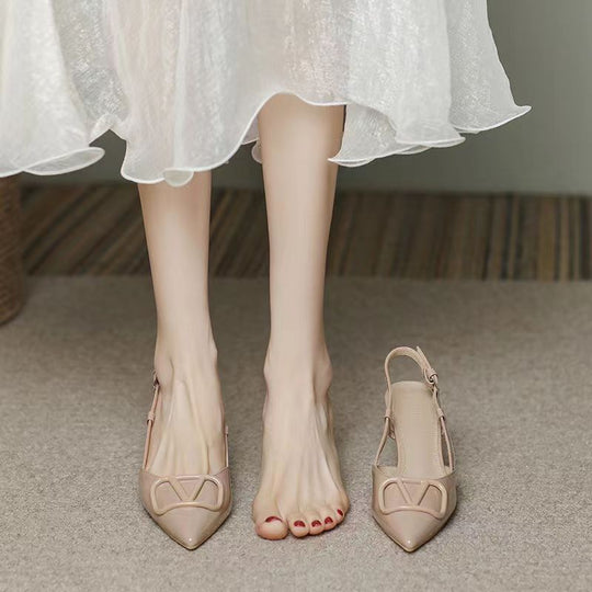 Damen Slingback-Pumps mit elegantem Design und hohem Absatz EB