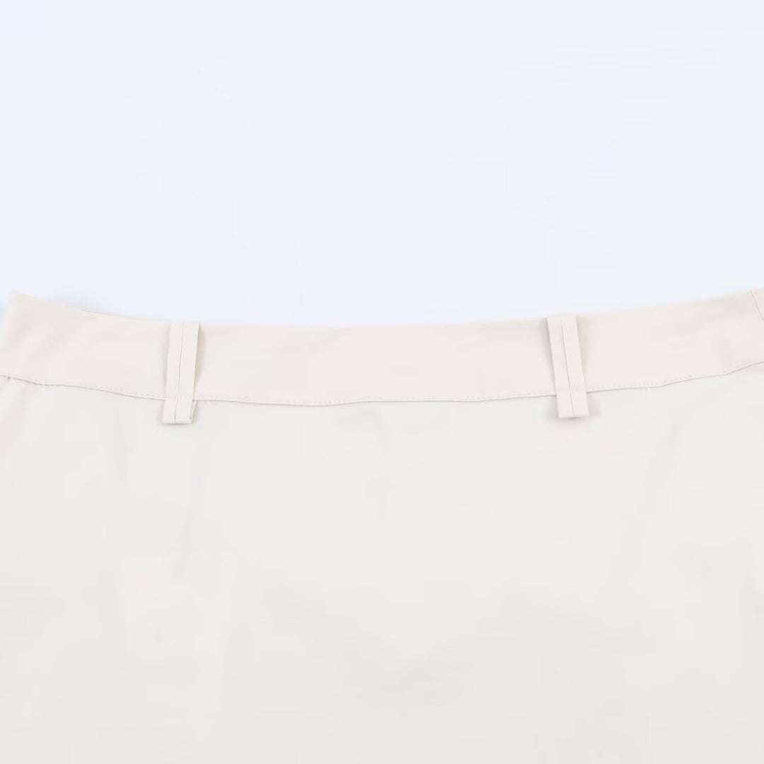 Damen Bleistiftrock mit feiner Spitze und elegantem Bund EB
