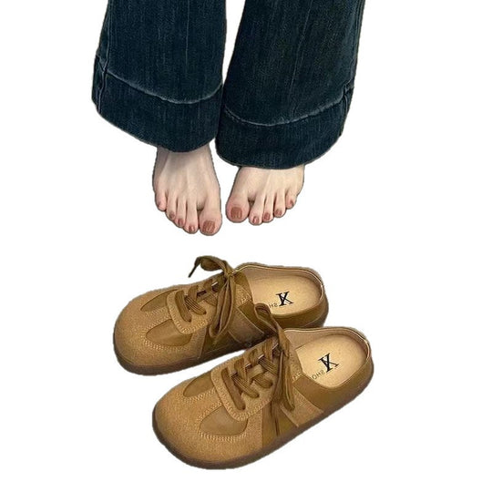 Damen Clogs mit atmungsaktiven Einsätzen und bequemer Schnürung EB