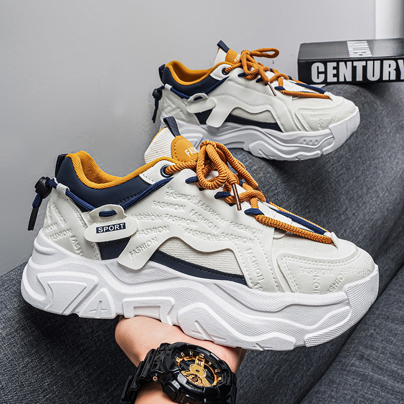 Damen Chunky Fashion Sneakers mit sportlichem Design und atmungsaktivem Obermaterial EB