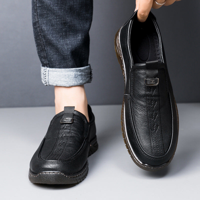 Herren elegante Slipper mit rutschfester Sohle und flexibler Einlage EB