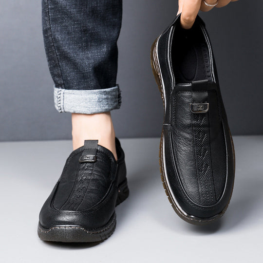 Herren elegante Slipper mit rutschfester Sohle und flexibler Einlage EB
