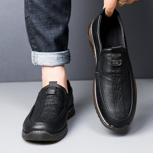 Herren elegante Slipper mit rutschfester Sohle und flexibler Einlage EB