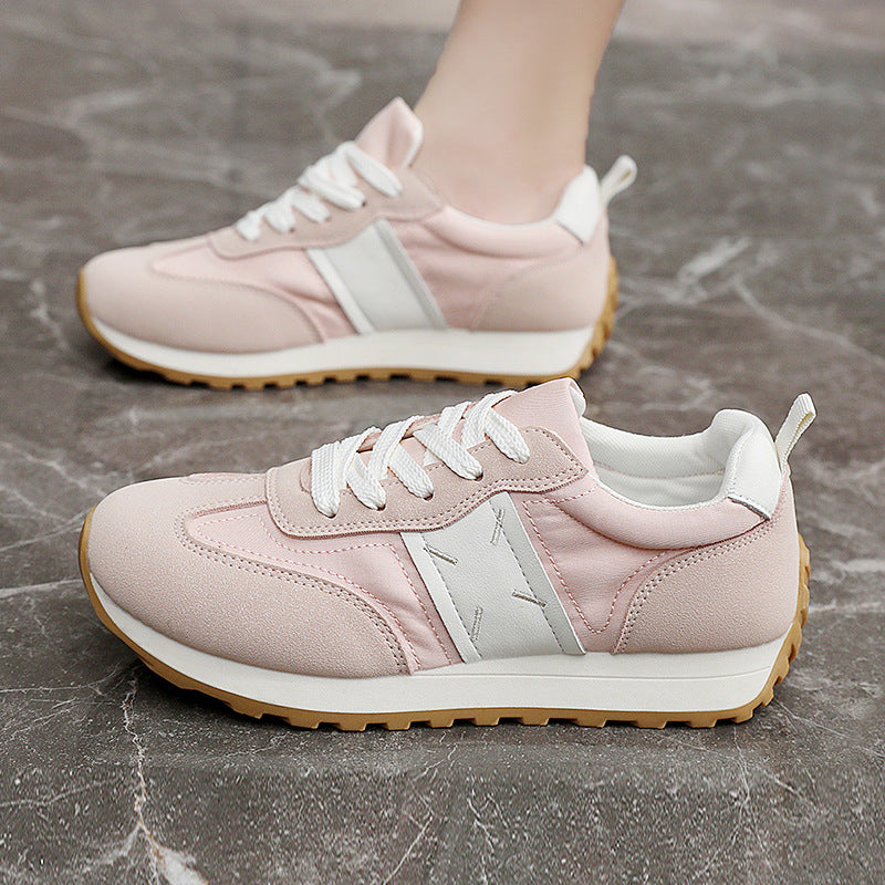 Damen sportliche Sneakers mit atmungsaktiver Mesh-Oberfläche und dämpfendem Sohlenprofil EB
