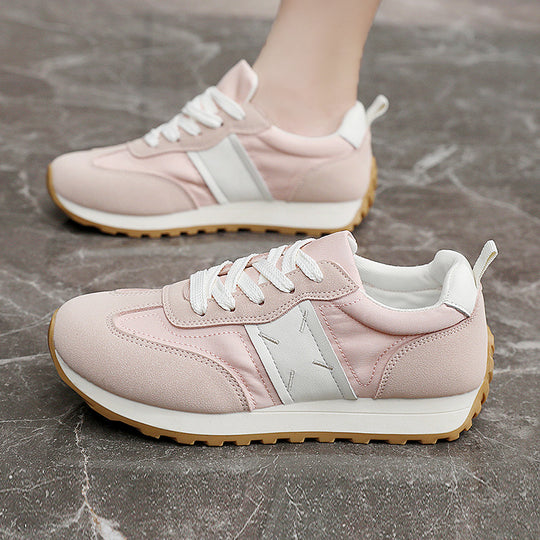 Damen sportliche Sneakers mit atmungsaktiver Mesh-Oberfläche und dämpfendem Sohlenprofil EB