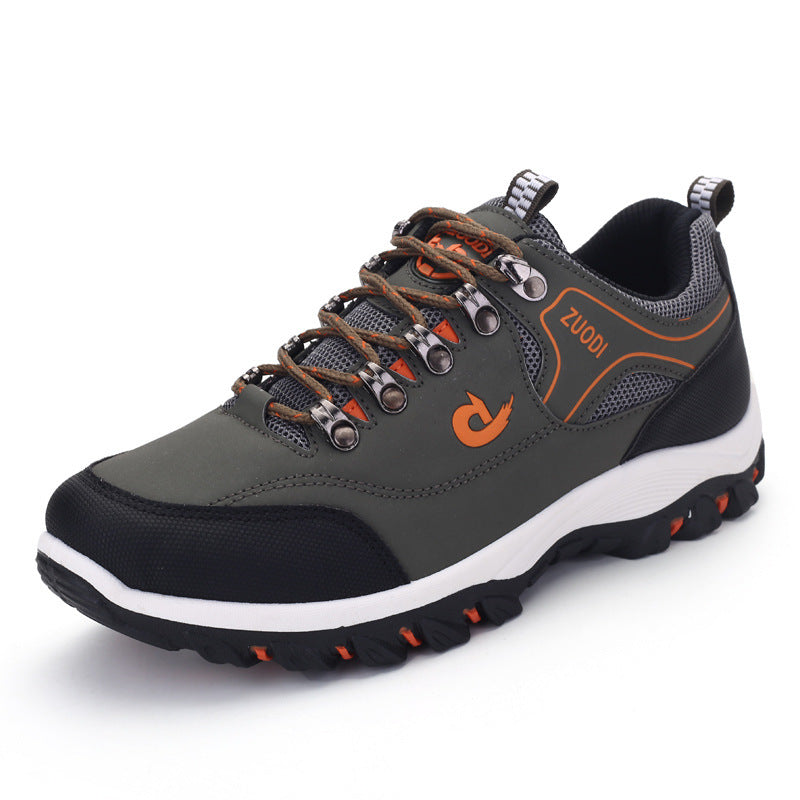 Herren robuste Trail‑Trekking‑Sneaker mit verstärkter Zehenkappe, Metallösen und multidirektionaler Profilsohle EB