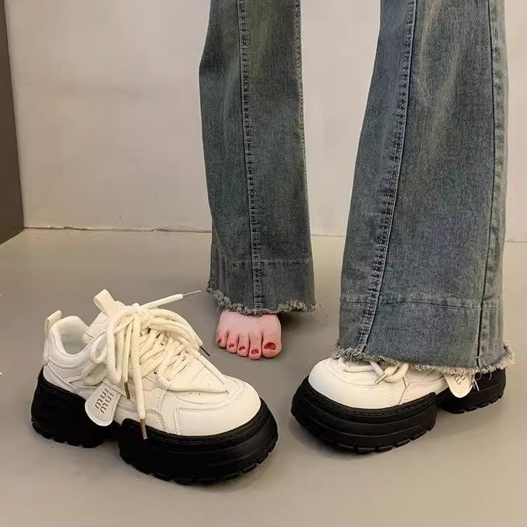 Damen modische Chunky Sneakers für urbanen Lifestyle EB