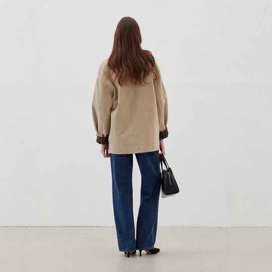 Damen oversized lässige Jacke EB