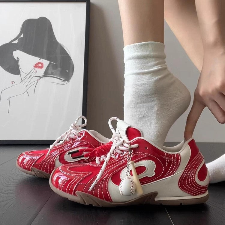 Damen modische Sneakers mit einzigartigem Design und atmungsaktiver Oberfläche EB