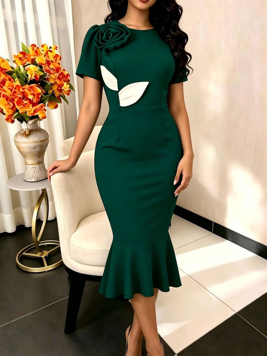Damen Figurschmeichelndes Abendkleid EB