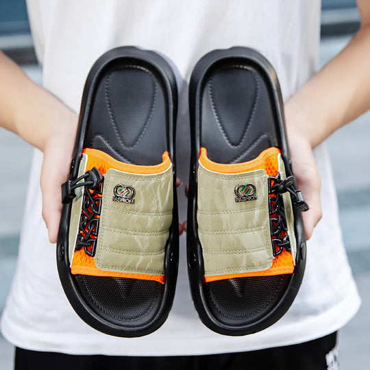 Damen Komfortable und atmungsaktive Badesandalen mit flexibler Sohle EB