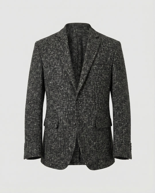Herren eleganter strukturierten Blazer mit modernem Gewebe und stilvollen Details EB
