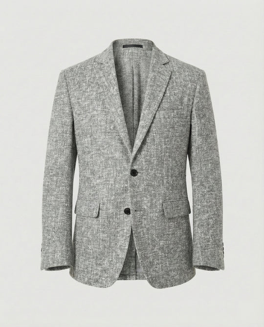 Herren eleganter strukturierten Blazer mit modernem Gewebe und stilvollen Details EB
