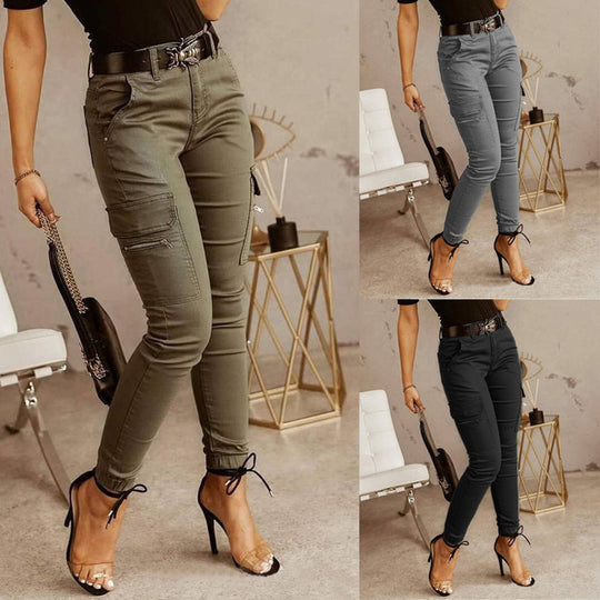 Damen Cargo-Hose mit praktischen Taschen und modernem Schnitt EB
