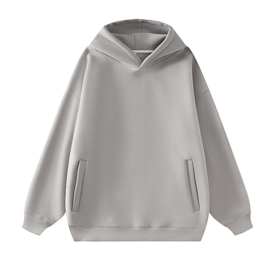 Damen lässiger Kapuzenpullover aus weichem Fleece mit praktischem Schnitt EB