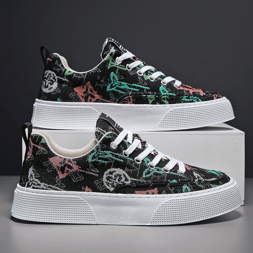 Damen Trendige Sneaker mit einzigartigem Muster EB