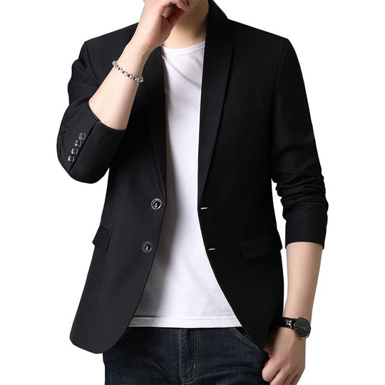 Herren Schlankes Business-Sakko mit minimalistischem Design und Stretch-Komfort EB