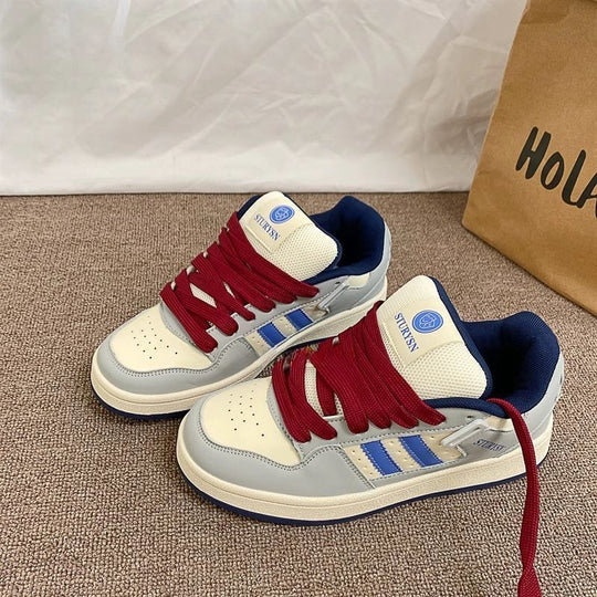 Damen modische Sneaker mit atmungsaktiver Mesh-Oberfläche und dämpfendem Komfort EB