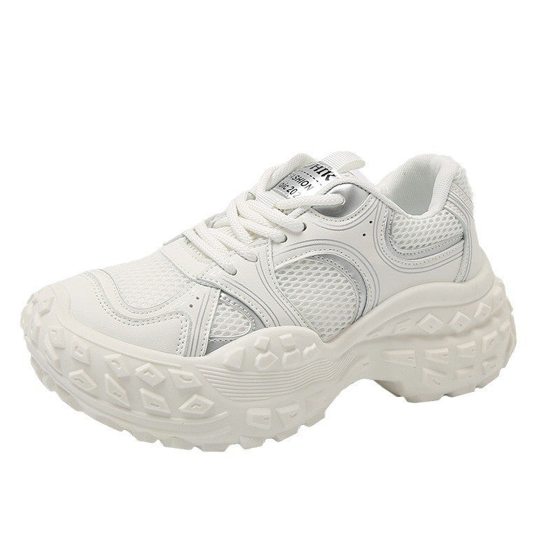 Damen sportliche Sneakers mit innovativem Sohlenprofil und atmungsaktiver Mesh-Konstruktion EB