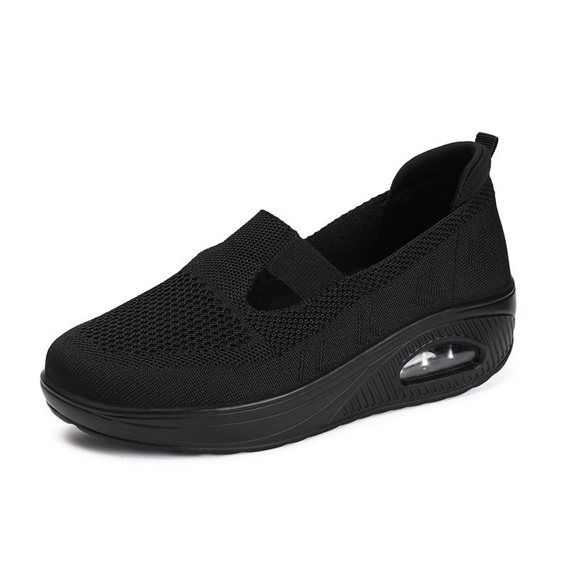Damen Bequeme Luftige Slip-On Schuhe EB