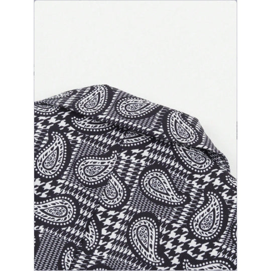 Damen Blazer mit modischem Paisleymuster und tailliertem Schnitt EB