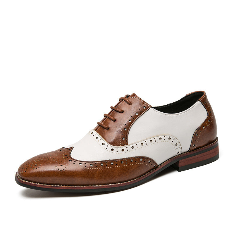 Damen elegante Brogues aus hochwertigen Leder mit klassischem Design EB