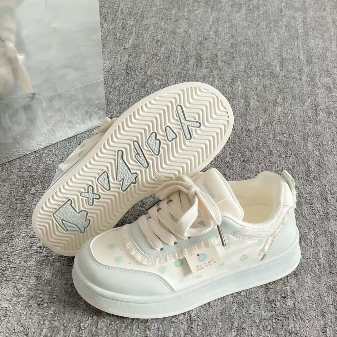 Damen Modische Sneakers mit verspieltem Design und hochwertigem Obermaterial EB