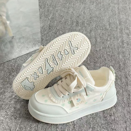 Damen Modische Sneakers mit verspieltem Design und hochwertigem Obermaterial EB