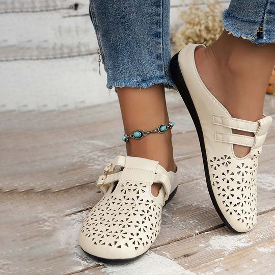 Lässige flache hohle Schuhe EB