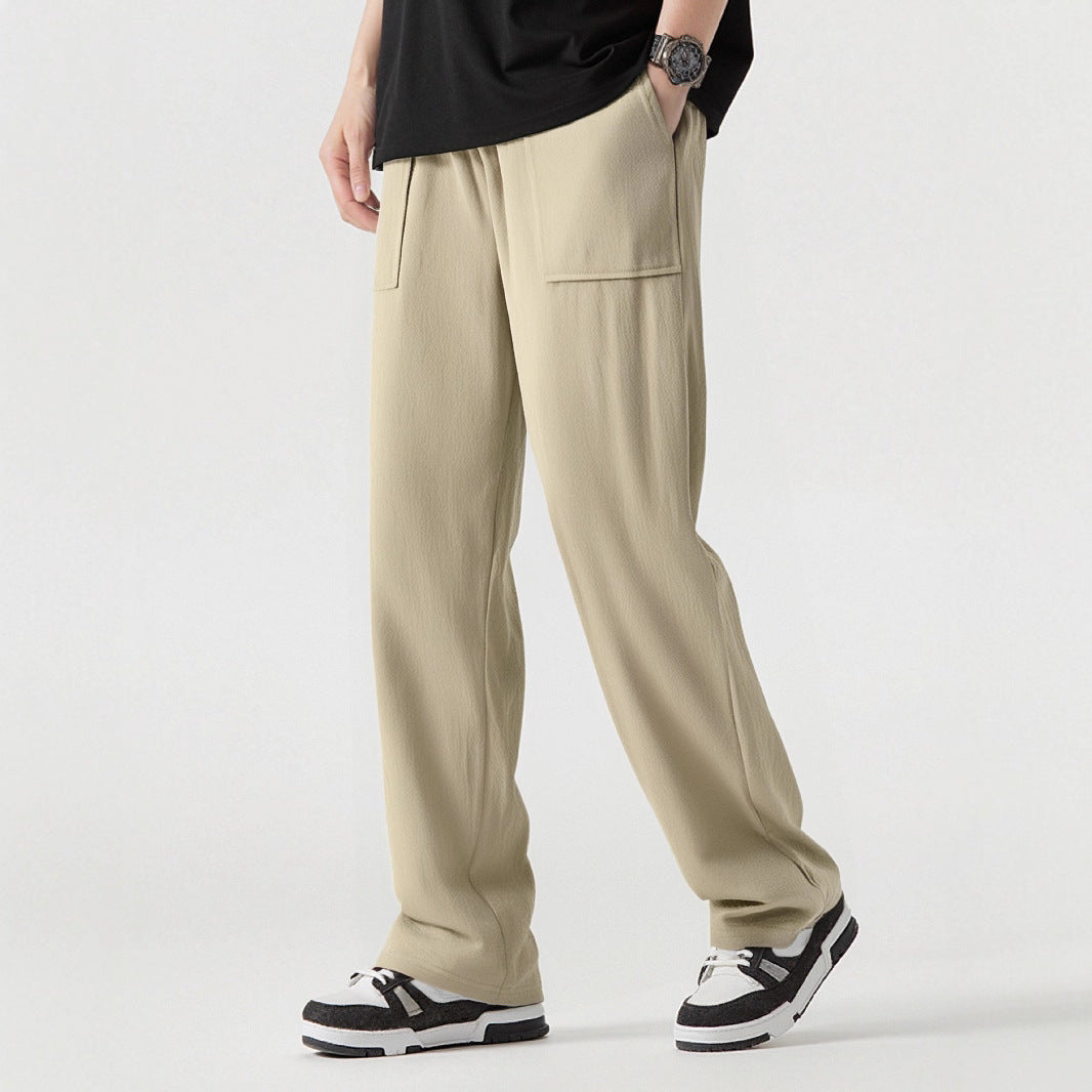 Herren Bequeme Cargo-Hose mit praktischen Taschen und elastischem Bund EB