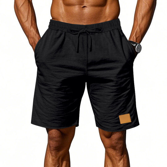 Herren nan Kordelzug-Bermuda aus weichem Baumwollmix mit elastischem Bund und Seitentaschen EB
