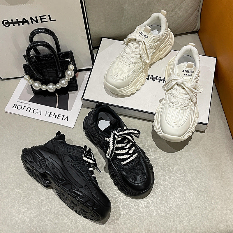Damen Sportliche Chunky Sneakers mit innovativer Dämpfung und atmungsaktiver Oberflächenstruktur EB