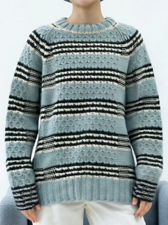 Damen gestrickter Pullover EB