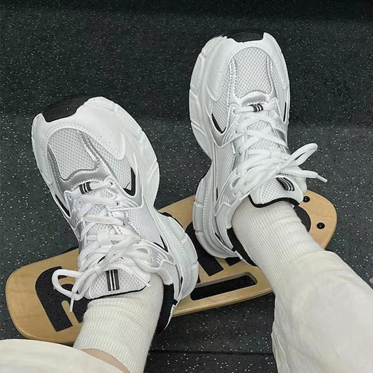 Damen Stylish Sportschuhe mit atmungsaktivem Obermaterial und dämpfender Sohle EB