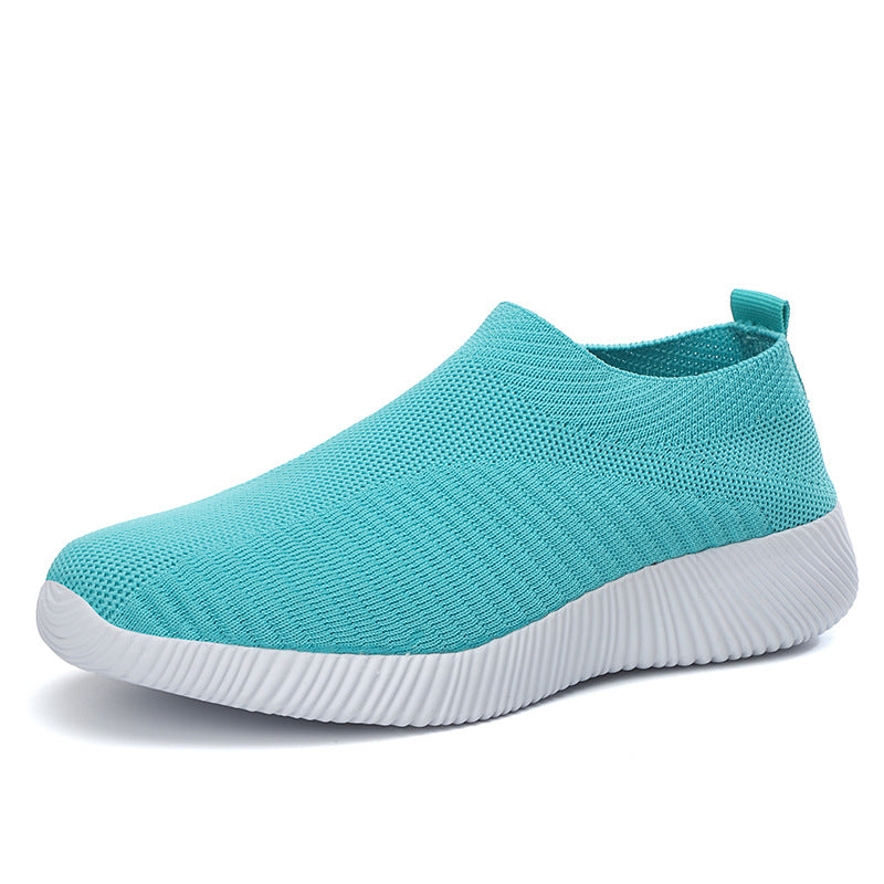Damen luftige Slip-On Sneakers mit atmungsaktivem Design EB