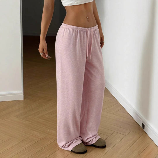 Damen Weite Sweatpants mit elastischem Bund EB