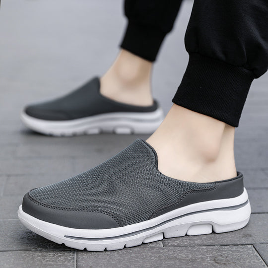 Damen Atmungsaktive Slip-On Freizeitschuhe mit dämpfender Sohle EB