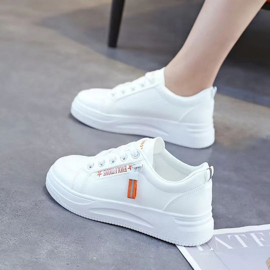 Damen Sneakers mit modischem Design und gebauchter Sohle EB