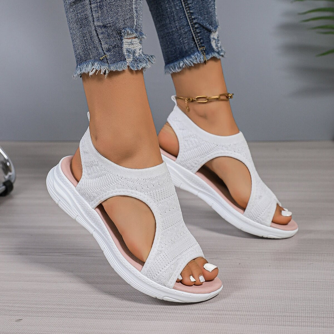 Damen Sportliche Freizeitsandalen mit atmungsaktivem Obermaterial EB