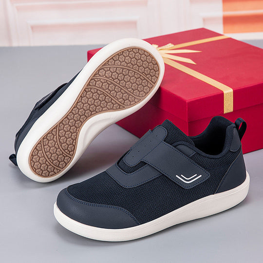 Damen Bequeme Slip-On Sneakers mit atmungsaktivem Mesh-Obermaterial EB