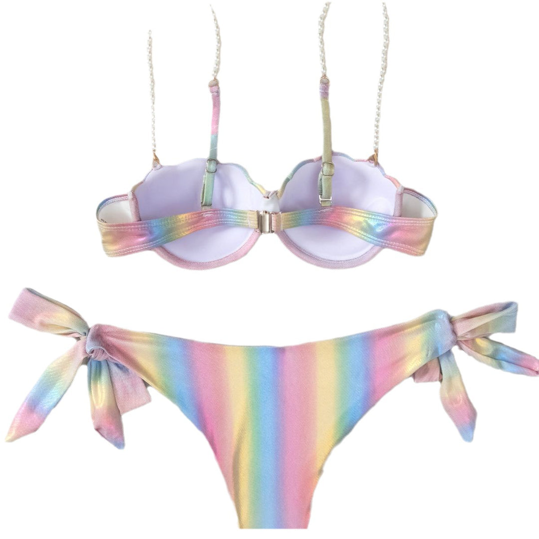 Damen Luxuriöser Bikini mit Muschel-Design EB