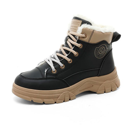 Damen warme Winterstiefel mit kuscheligem Innenfutter und rutschfester Sohle EB
