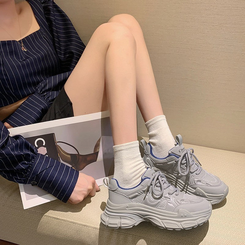 Damen Sportliche Sneaker mit innovativer Dämpfungstechnologie und atmungsaktiver Oberflächenstruktur EB
