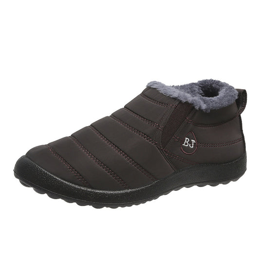 Damen gefütterte Freizeit-Stiefeletten mit rutschfester Sohle und praktischem Reißverschluss EB