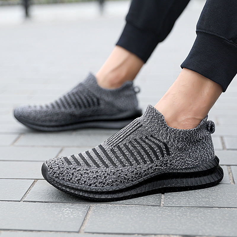 Damen Strick-Sneaker mit atmungsaktiver Obermaterialstruktur und rutschfester Sohle EB