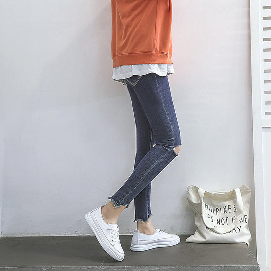 Damen modische Sneakers mit atmungsaktivem Innenfutter und rutschfester Sohle EB