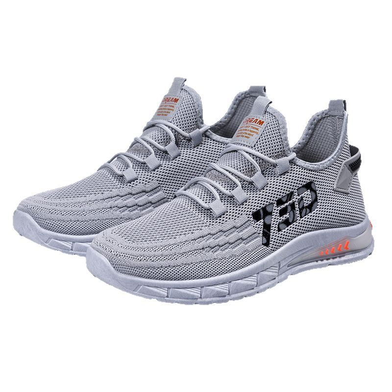 Damen Atmungsaktive Sneakers mit flexibler Laufsohle und stoßdämpfendem Fußbett EB